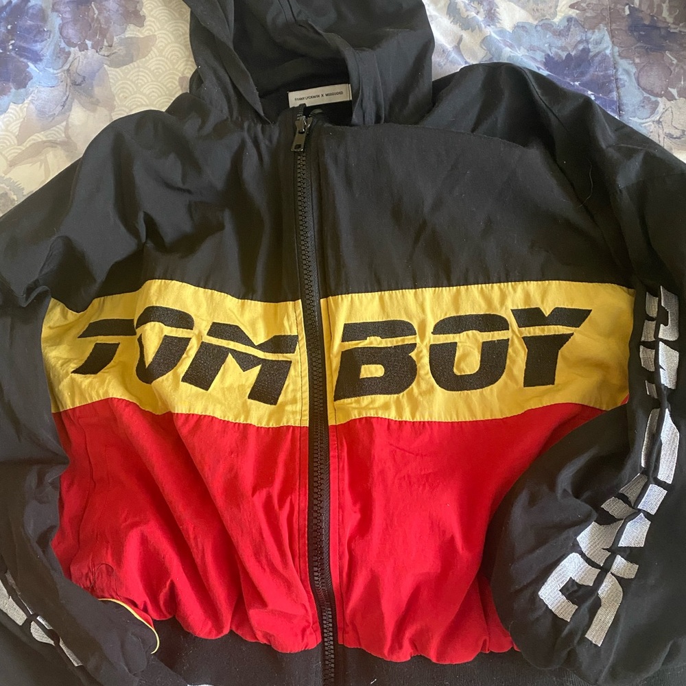 Tomboy racing Missguided jacket